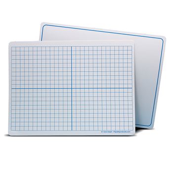 9X12 Axis 2-Side Dryerase Mat 24/Pk, FLP11201