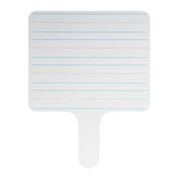 Rectangle Lined Answer Paddle Dry Erase, FLP18002