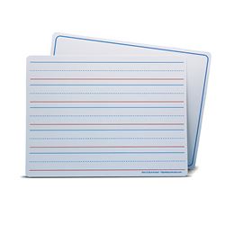 9X12 Ruld 2-Side Dryerase Mat 24/Pk, FLP20134