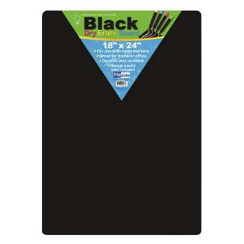 Black Dry Erase Boards 18 X 24 By Flipside