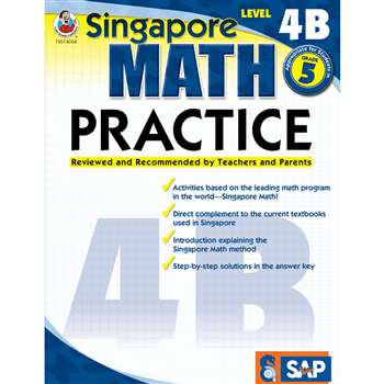 Math Practice Level 4B Gr 5 By Carson Dellosa