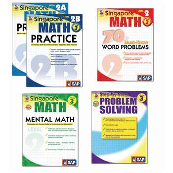 Singapore Math Bundle Gr 3 By Carson Dellosa