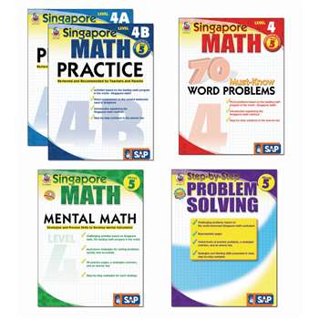 Singapore Math Bundle Gr 5 By Carson Dellosa