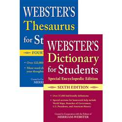 WEBSTERS DICTIONARY/THESAURUS SET - FSP9781596951839