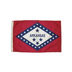 3X5 Nylon Arkansas Flag Heading & Grommets, FZ-2032051