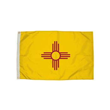 3X5 Nylon New Mexico Flag Heading & Grommets, FZ-2302051
