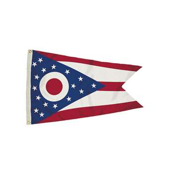 3X5 Nylon Ohio Flag Heading & Grommets, FZ-2342051