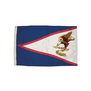 3X5 Nylon American Samoa Flag Heading & Grommets, FZ-2632051