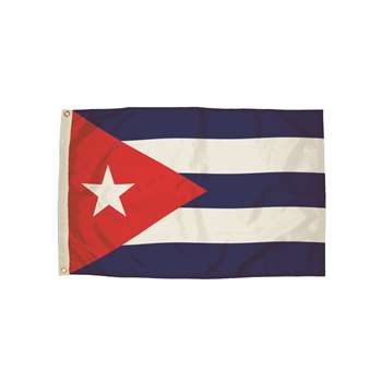 3X5 Nylon Cuba Flag Heading & Grommets, FZ-3482051