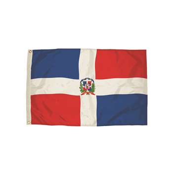 3X5 Nylon Dominican Republic Flag Heading & Gromme, FZ-3552051