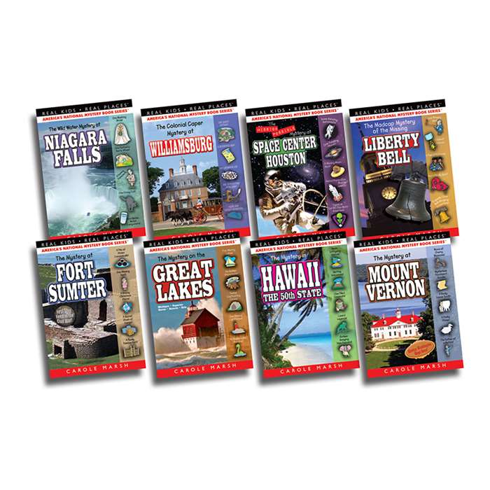 Real Kids Real Places Mysteries Set 4 Books 25-32, GALSPRKP2532KS