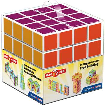 Magicube - 64 Piece Multicolored Free Building Set, GMW129