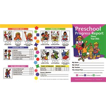 Progress Reports Pk 10-Pk 3 Year Olds By Hayes School Publishing