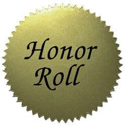 Stickers Gold Honor Roll 50/Pk 2 Diameter By Hayes School Publishing