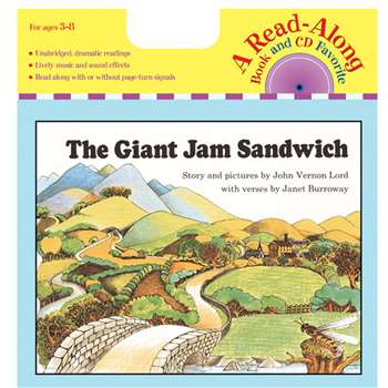 Carry Along Book/Cd The Giant Jam Sandwich, HO-9780618839520