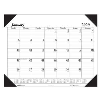 Economy Desk Pad 12 Months Jan - Dec By House Of Doolittle