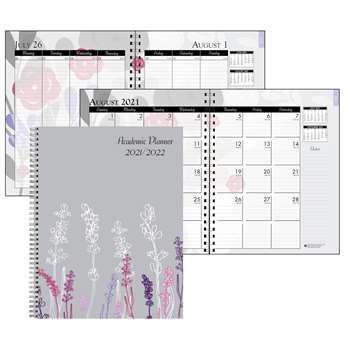 Month/Week Planner Wild Flowers Academic Jul-Aug, HOD295474