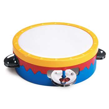 6 Multi-Colored Tambourine By Hohner