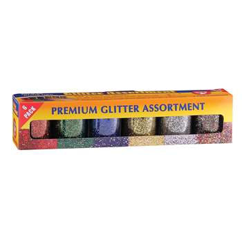 Shop Glitter 3/4 Oz - 6 Pack By Hygloss Products