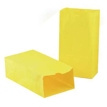 Colored Craft Bags Yellow By Hygloss Products