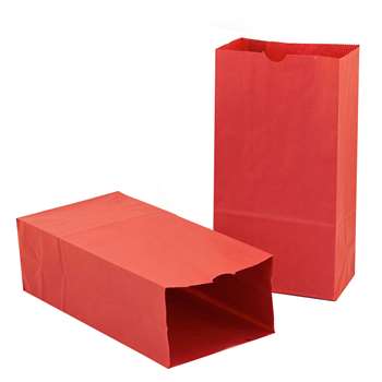 Colored Craft Bags Red By Hygloss Products
