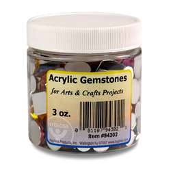 Acrylic Gemstones 3 Oz, HYG94302