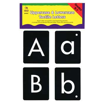 Uppercase/Lowercase Tactile Letters By Frank Schaffer Publications