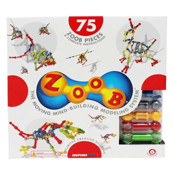 Zoob Construction Set 75 Pieces By Infinitoy