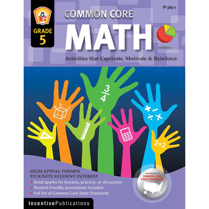Math Gr 5 Common Core Reinforcement Activities By Incentive Publication