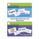 Picture Sight Words Sets 1 & 2 Flash Cards, ISL003