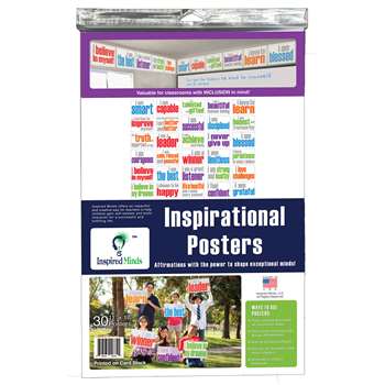 Poster Set 30 Posters English Inspired Minds, ISM523CS30