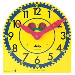 Original Judy Clock 12-3/4 X 13-1/2 Wood W/ Standard By Frank Schaffer Publications