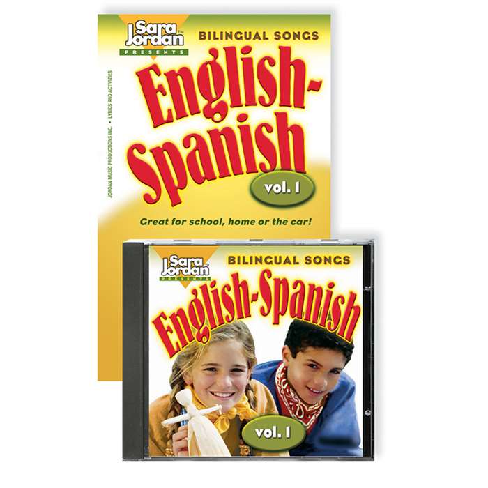 Bilingual Songs English-Spanish Vol 1 By Sara Jordan Publishing