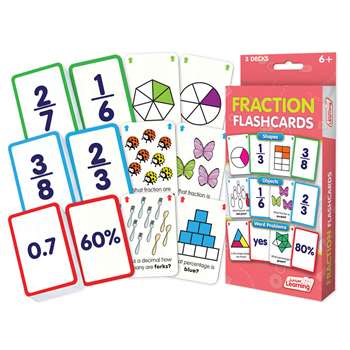 Fraction Flash Cards, JRL212