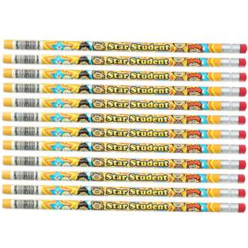 Pencils Star Student 12/Pk By Jr Moon Pencil