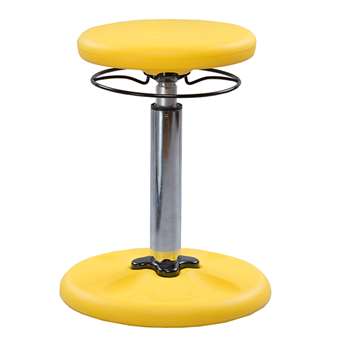 Yellow Grow With Me Wobble Chair Adjustable, KD-2116