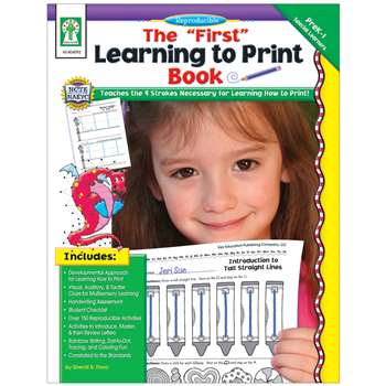 The First Learning To Print Book Gr Gr Pk-K By Carson Dellosa