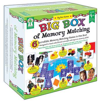 Big Box Of Memory Match Games By Carson Dellosa