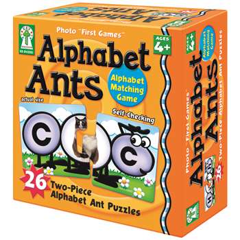 Alphabet Ants Game By Carson Dellosa
