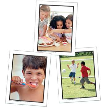 Photographic Learning Cards Talk About A Childs Day By Carson Dellosa