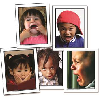 Photographic Learning Cards Facial Expressions By Carson Dellosa