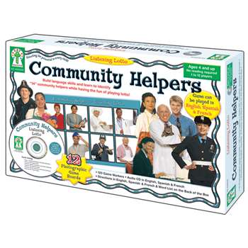 Listening Lotto Community Helpers By Carson Dellosa