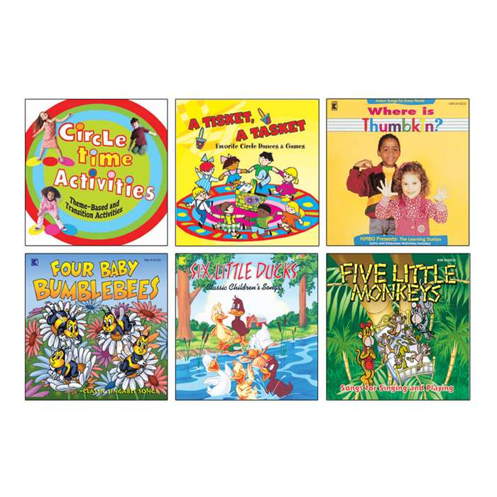 Early Learning Fun Cd Set Of 6 By Kimbo Educational