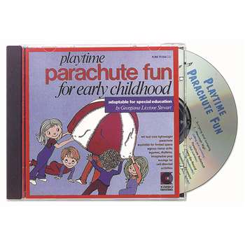 Playtime Parachute Fun Cd Ages 3-8 By Kimbo Educational