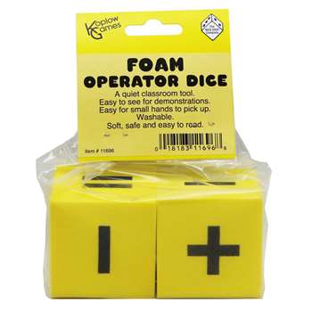 Foam Dice 2 Operator Set Of 2 By Koplow Games