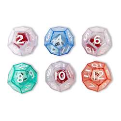 12-Sided Dice Set Of 6 By Koplow Games
