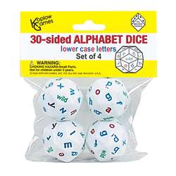 Alphabet Dice 4 Colors By Koplow Games