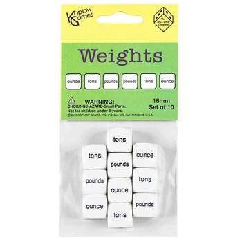 Weights Dice By Koplow Games