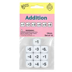 Addition Dice Set Of 10, KOP18201