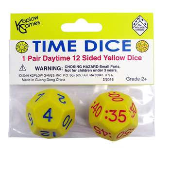 Time Dice Pair Of Yellow Am, KOP18847